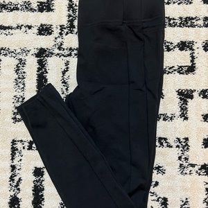 Loft Outlet Size S Black Seamed Ponte Leggings